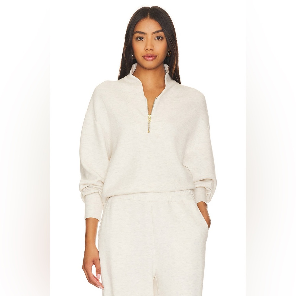 VARLEY Davidson Sweatshirt in Ivory Marl sz XL